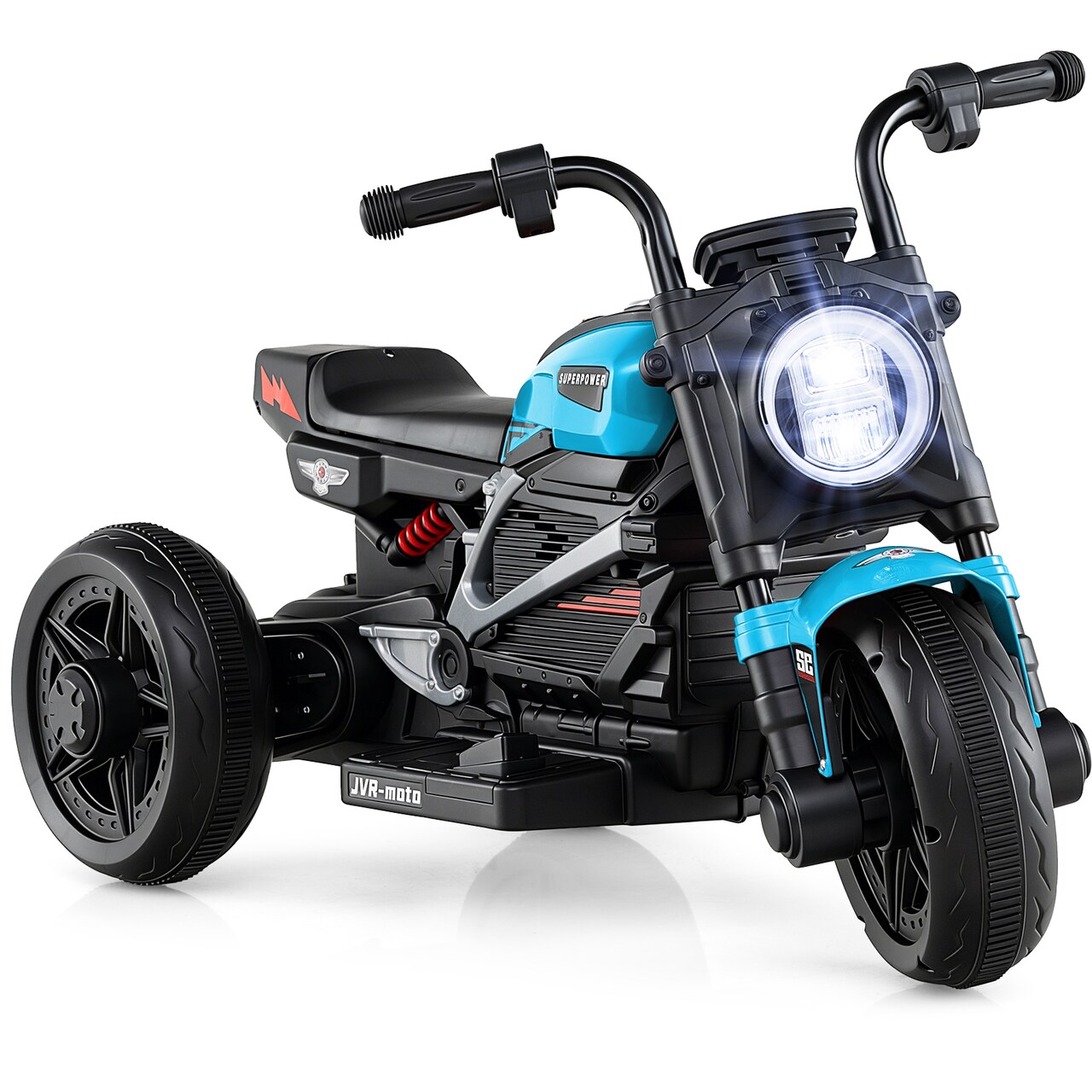 6V Kids Ride-On Motorcycle with Headlight, Music for kids 3–5